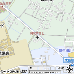群馬県館林市成島町641-4周辺の地図