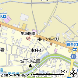 かつや埼玉本庄店周辺の地図