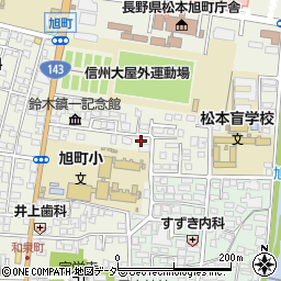 ＰＬ松本教会周辺の地図