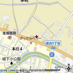 埼玉県本庄市961周辺の地図