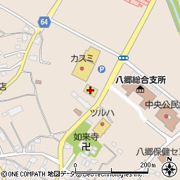 マツモトキヨシ八郷店周辺の地図