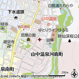 石川県加賀市山中温泉本町２丁目ホ周辺の地図