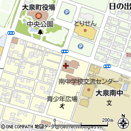 大泉町保健福祉総合センター周辺の地図