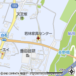 若林家具センター藤岡店周辺の地図