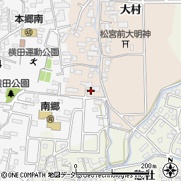 長野県松本市大村1002周辺の地図
