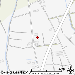 茨城県結城市大木2090-1周辺の地図