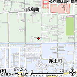 群馬県館林市成島町438-8周辺の地図