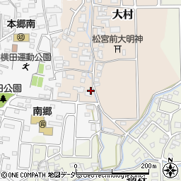 長野県松本市大村1022周辺の地図