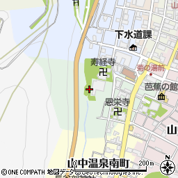 石川県加賀市山中温泉湯の出町ハ周辺の地図