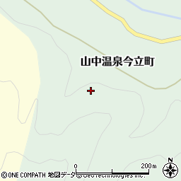 石川県加賀市山中温泉今立町周辺の地図