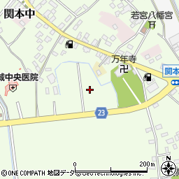 茨城県筑西市関本下周辺の地図