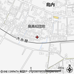 株式会社岩福　松本出張所周辺の地図