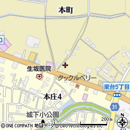 埼玉県本庄市966周辺の地図