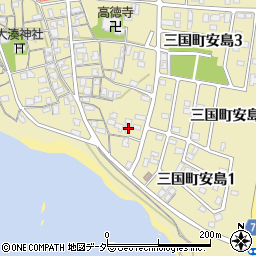 福井県坂井市三国町安島21-55周辺の地図