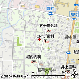 長野県松本市北深志3丁目周辺の地図