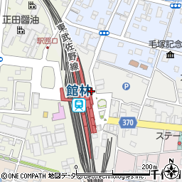 駅前交番周辺の地図