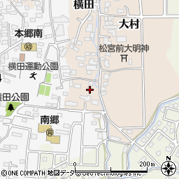長野県松本市大村1018周辺の地図