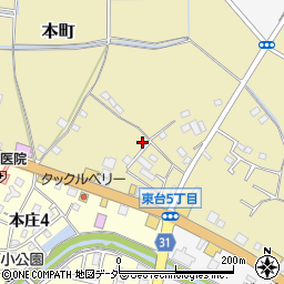 埼玉県本庄市972周辺の地図