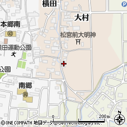 長野県松本市大村250周辺の地図