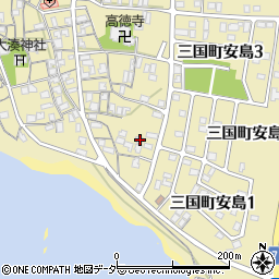 福井県坂井市三国町安島21-54周辺の地図