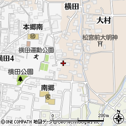 長野県松本市大村1014周辺の地図