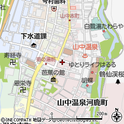 石川県加賀市山中温泉本町２丁目ソ周辺の地図