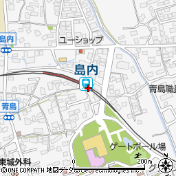島内駅周辺の地図