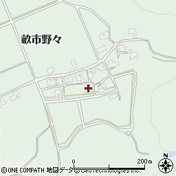 福井県あわら市畝市野々14-84周辺の地図