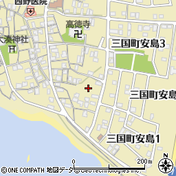 福井県坂井市三国町安島20周辺の地図