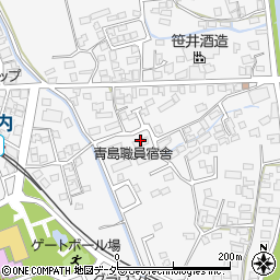 青島職員宿舎Ａ棟周辺の地図