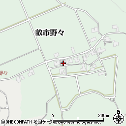 福井県あわら市畝市野々14-118周辺の地図