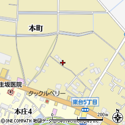 埼玉県本庄市974-4周辺の地図