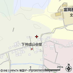 群馬県富岡市神成1364周辺の地図