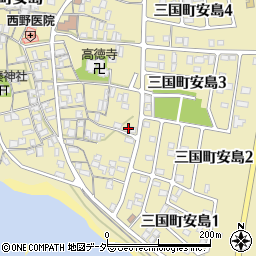 福井県坂井市三国町安島3丁目512周辺の地図