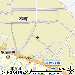 埼玉県本庄市974周辺の地図