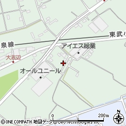 群馬県館林市成島町942-14周辺の地図