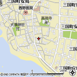 福井県坂井市三国町安島21-4周辺の地図
