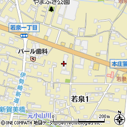 駒澤整体周辺の地図
