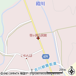 笹ヶ洞公民館周辺の地図