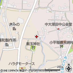 群馬県藤岡市上大塚1383-6周辺の地図