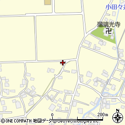 長野県安曇野市三郷温74周辺の地図