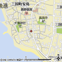 福井県坂井市三国町安島31-20周辺の地図