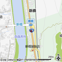 長野県松本市新橋周辺の地図