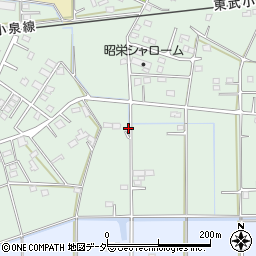 群馬県館林市成島町514-2周辺の地図
