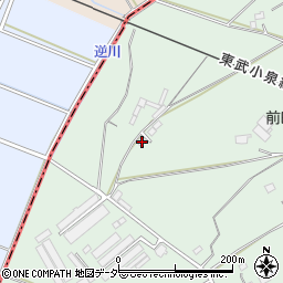 群馬県館林市成島町1446-35周辺の地図