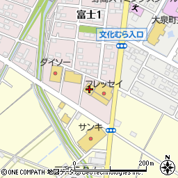 マツモトキヨシフォリオ大泉店周辺の地図