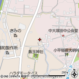 群馬県藤岡市上大塚1383-4周辺の地図