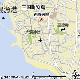 福井県坂井市三国町安島23-5周辺の地図