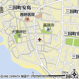 福井県坂井市三国町安島31周辺の地図