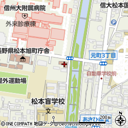 長野県視覚障害者福祉センター周辺の地図